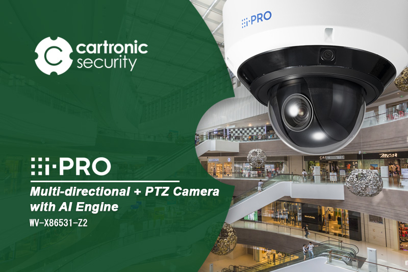 Nueva cámara i-PRO multidireccional + PTZ, ideal para exteriores